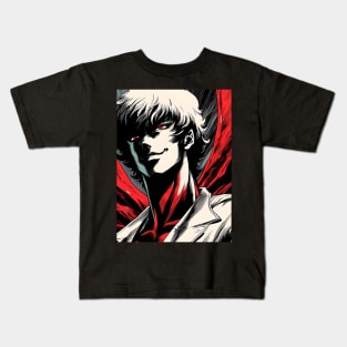 Soul-Shaking Despair: Unleashing Devilman CryBaby's Dark Fantasy Kids T-Shirt